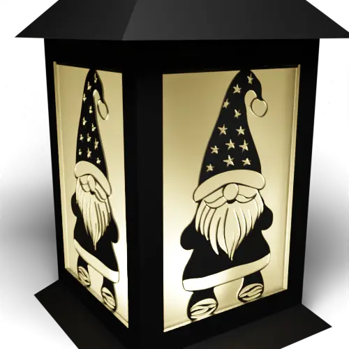 Christmas Gnome with Starry Hat