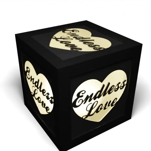 Heart Columns Large Heart Endless Love Square