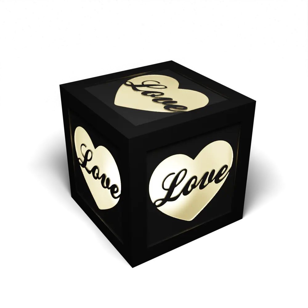 Heart Columns Large Heart Love Square