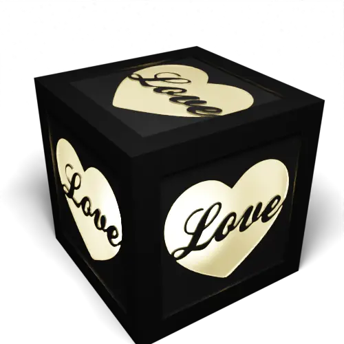 Heart Columns Large Heart Love Square