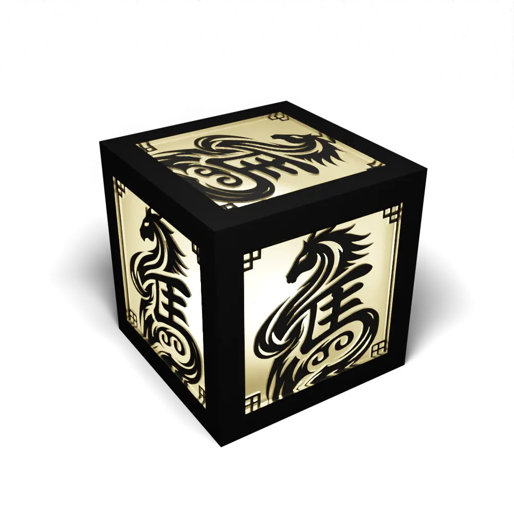 Year Of The Horse – Chinese Horse Character Square