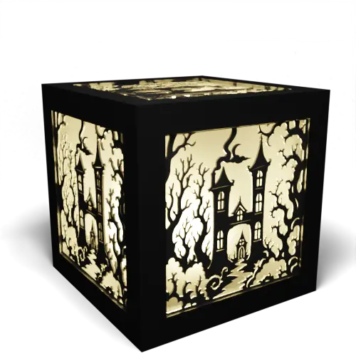 Halloween L Letter – Haunted House