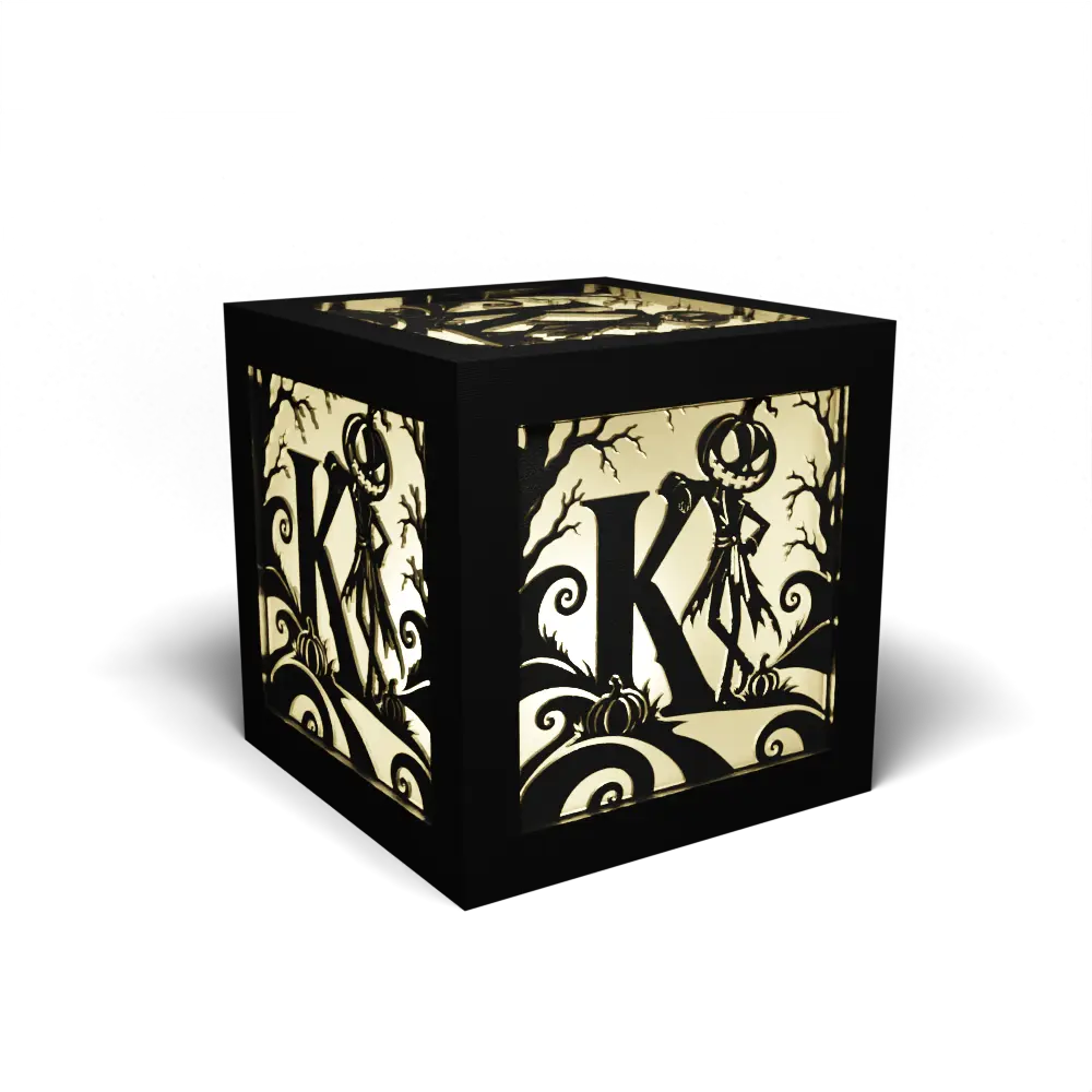 Halloween K Letter – King (Pumpkin)