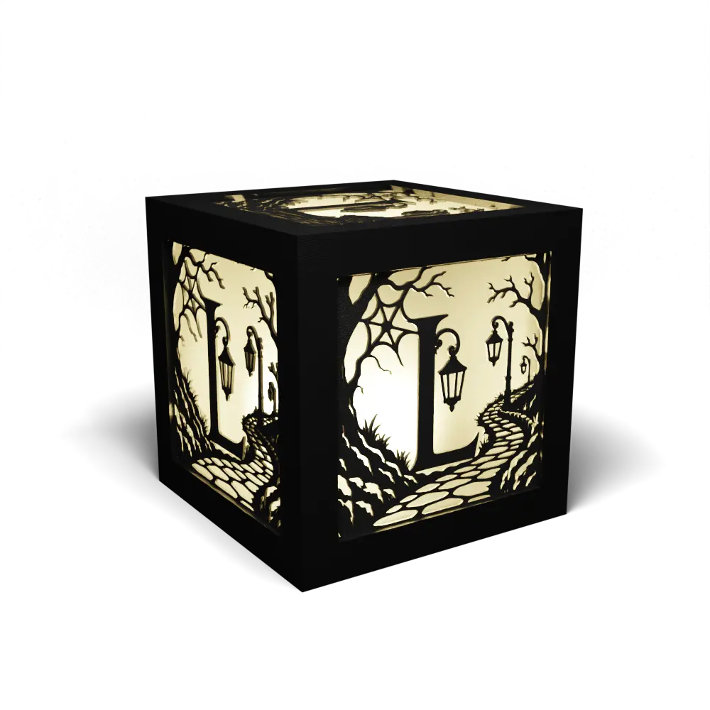 Halloween L Letter – Lantern