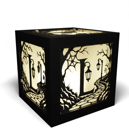 Halloween L Letter – Lantern