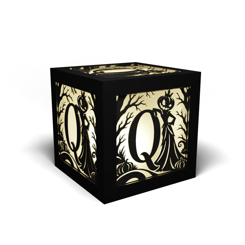 Halloween Q Alternative Letter – Queen