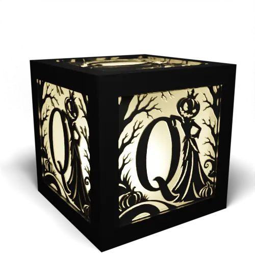 Halloween Q Alternative Letter – Queen