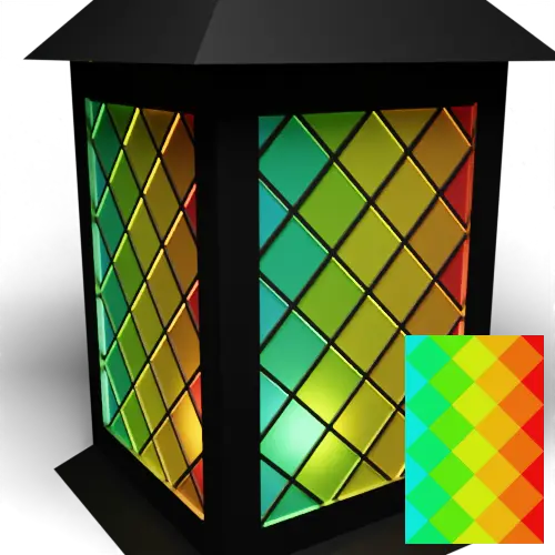 Squares Multicolour AMS Panel