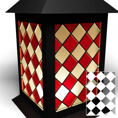 2 Colour Squares Outer (Part F)