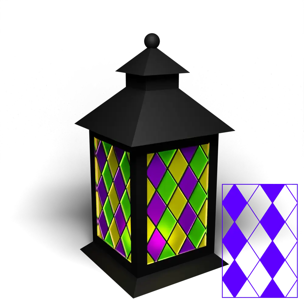 3 Colour Diamonds Left (Part A)