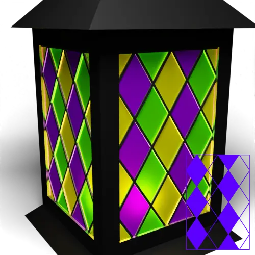 3 Colour Diamonds Left (Part A)
