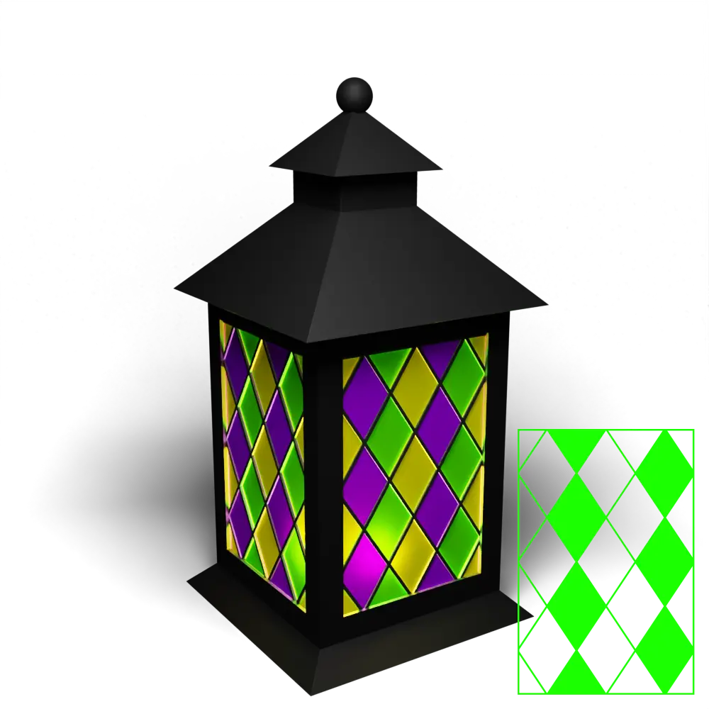 3 Colour Diamonds Right(Part C)