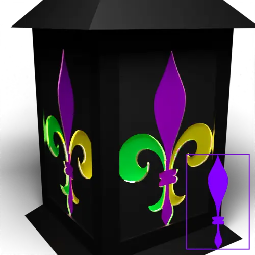 Flur de Lis 3 Colour Part A