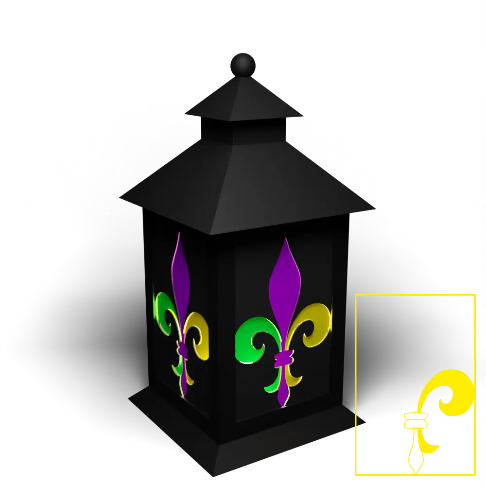 Flur de Lis 3 Colour Part B