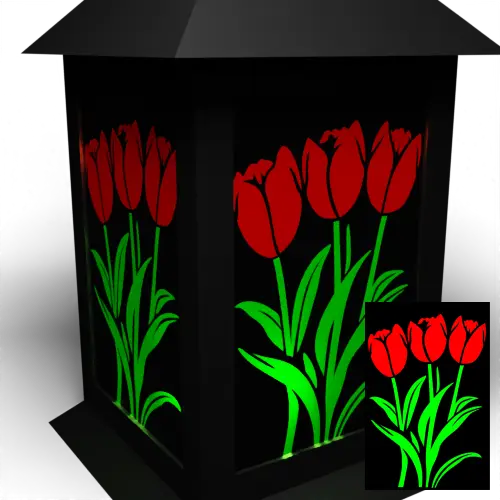 Tulips Colour Backing Panel