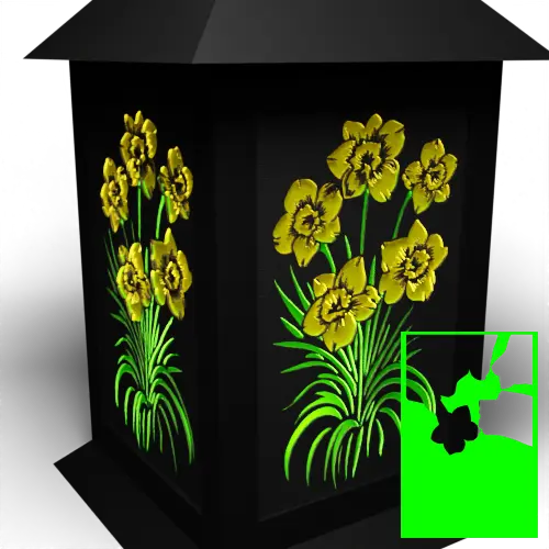 5 Daffodils 2 Colour Panel Part A