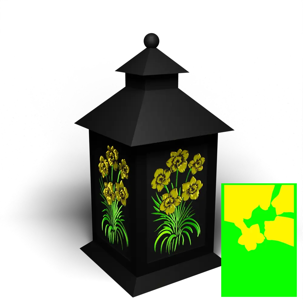 Two Colour Daffodils Colour Backing Panel