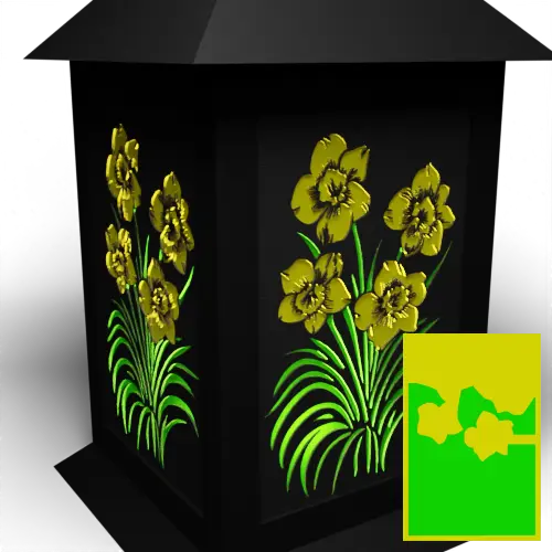 Daffodil Colour Backing Panel