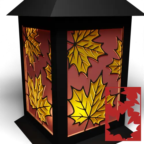 3 Maple Leaves Surround Panel