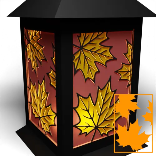 3 Maple Leaves Leaf Panel