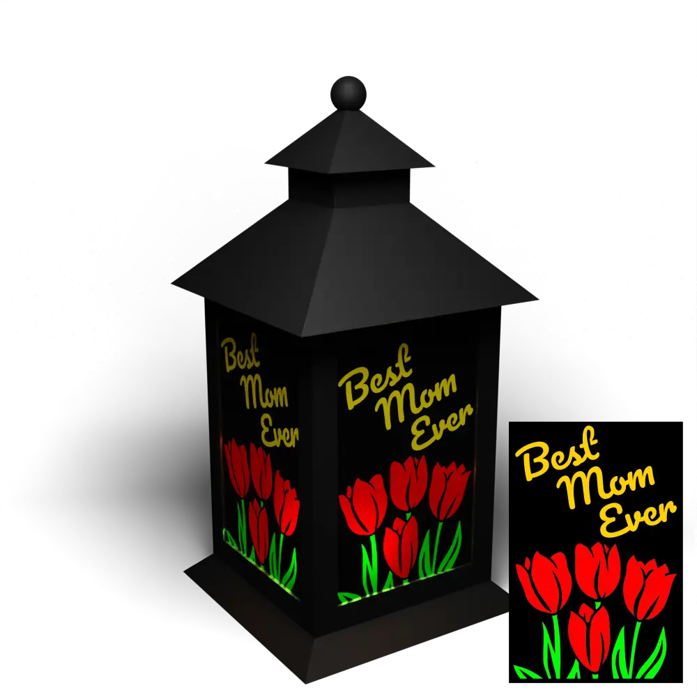 Best Mom Ever Tulips Panel