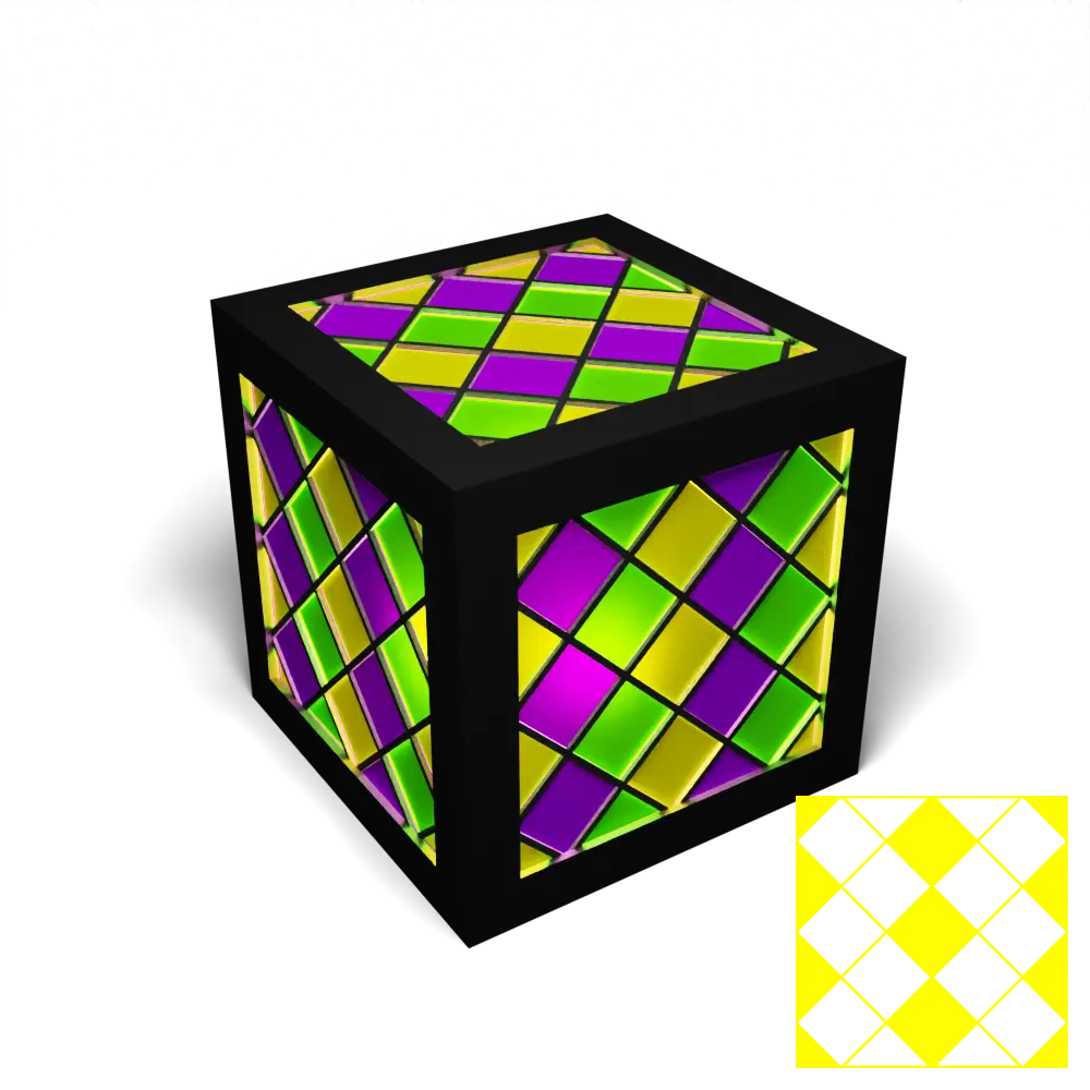 3 Colour Squares Middle (Part B)