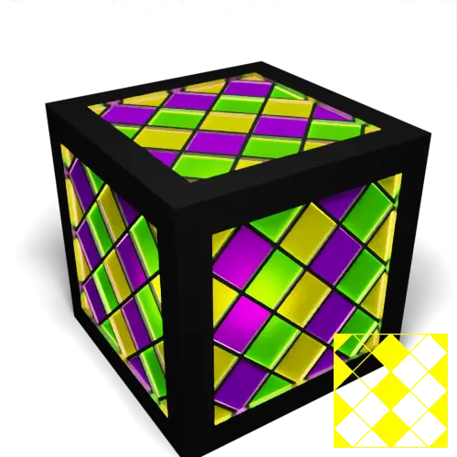 3 Colour Squares Middle (Part B)