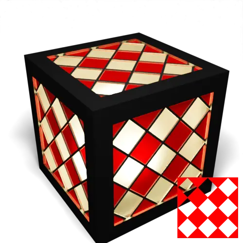 2 Colour Squares Outer (Part E)
