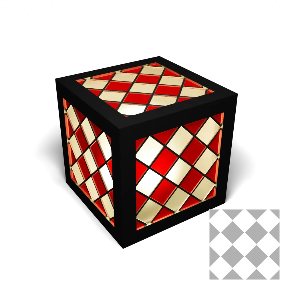 2 Colour Squares Outer (Part F)