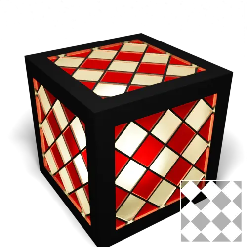 2 Colour Squares Outer (Part F)