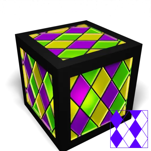 3 Colour Diamonds Left (Part A)