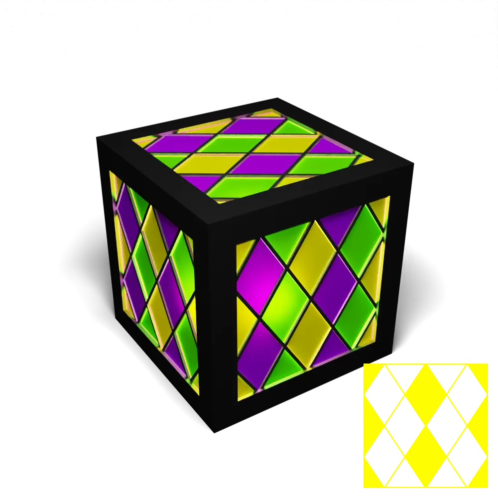 3 Colour Diamonds Centre (Part B)