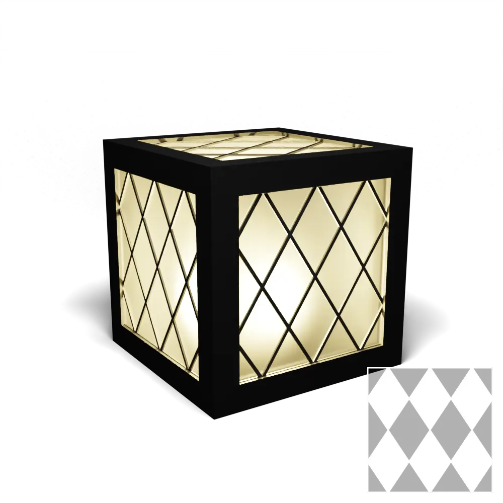 3 Colour Diamonds Inner (Part F)
