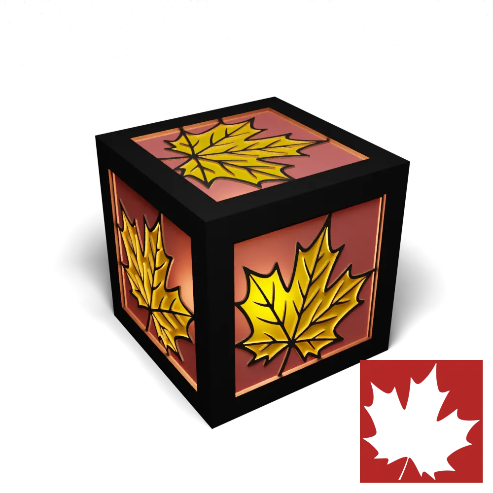 Maple Outline 1 Leaf Surround